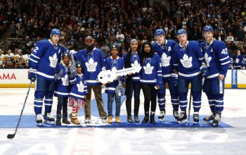 Yousuf Family Celebrates new home with Toronto Maple Leafs
