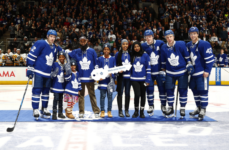 Yousuf Family Celebrates new home with Toronto Maple Leafs