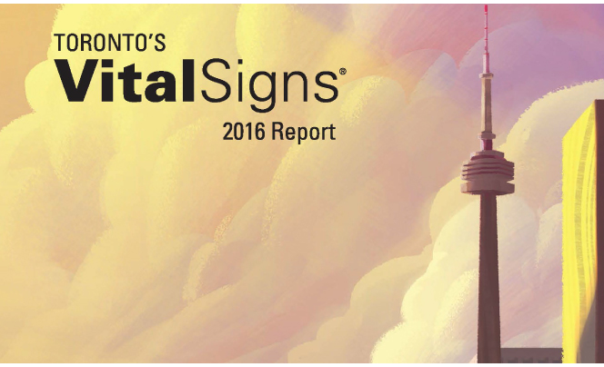 Toronto Vital Signs 2016 Report
