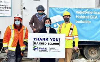 Raising $2000 with Habitat for Humanity
