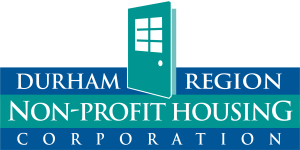 Logo that says Durham Region Non-Profit Housing Corporation
