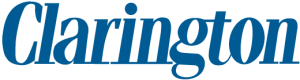 Logo that says Clarington