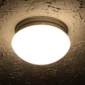 an installed interior ceiling dome light